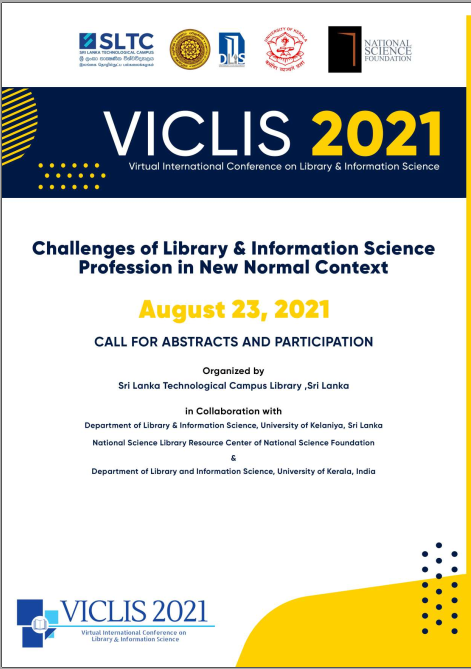 Virtual International Conference on VICLIS 2021