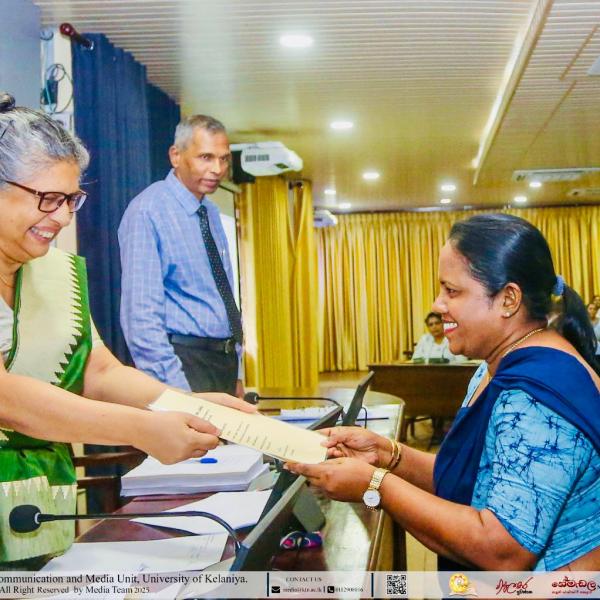 Dr. Priyanwada Wanigasooriya Awarded Senate Honours at University of Kelaniya