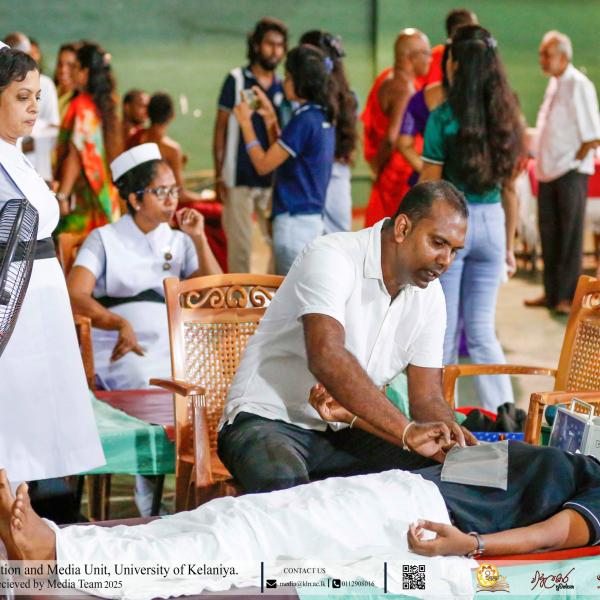Lohitha Paramitha 2025: Blood Donation Campaign Held at the University of Kelaniya