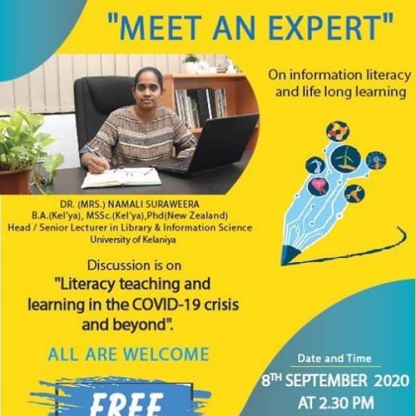 Meet an Expert :Dr. Namali Suraweera 