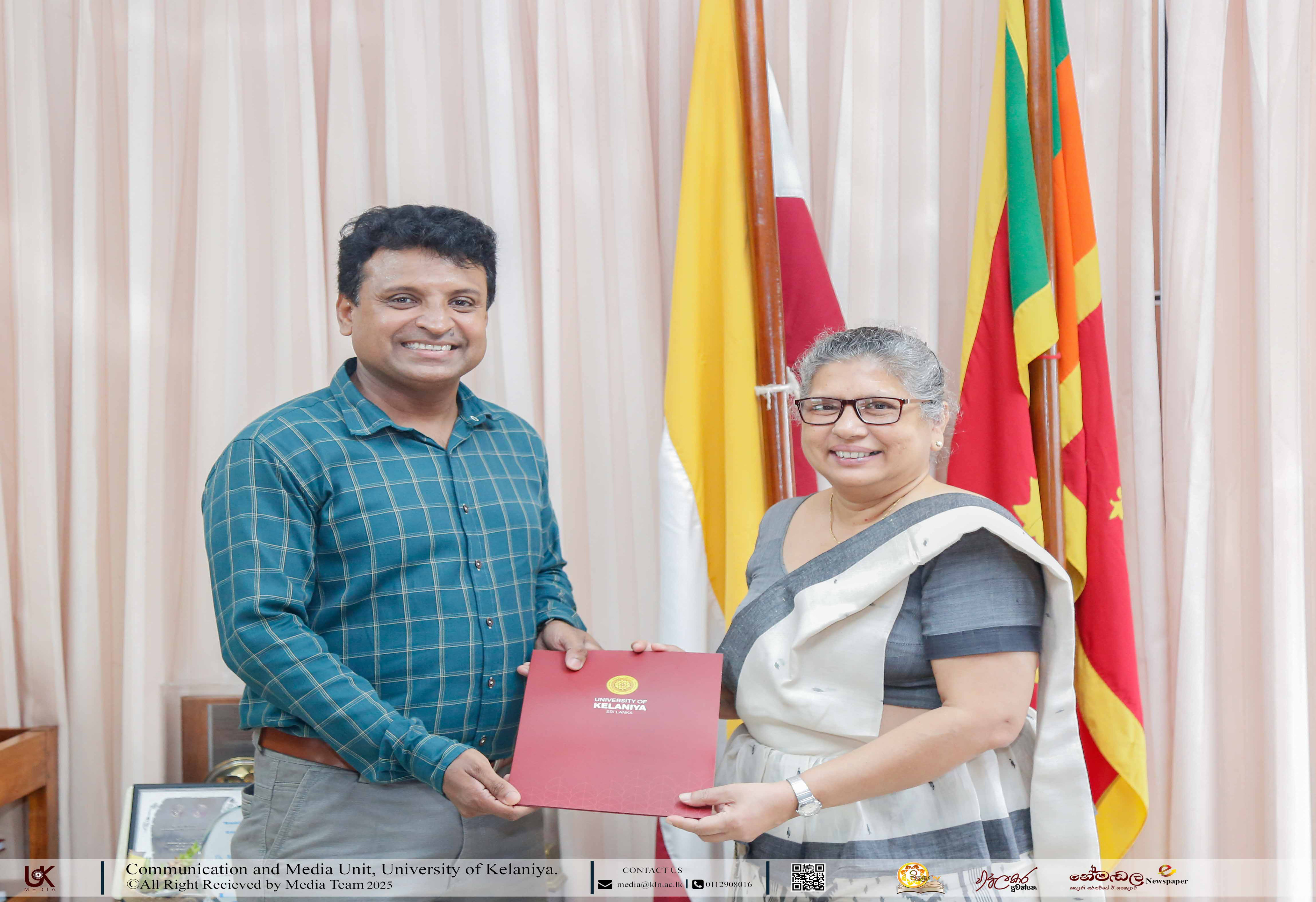 Dr. Manoj Jinadasa Assumes Duties as the New Head of the Department of Mass Communication 