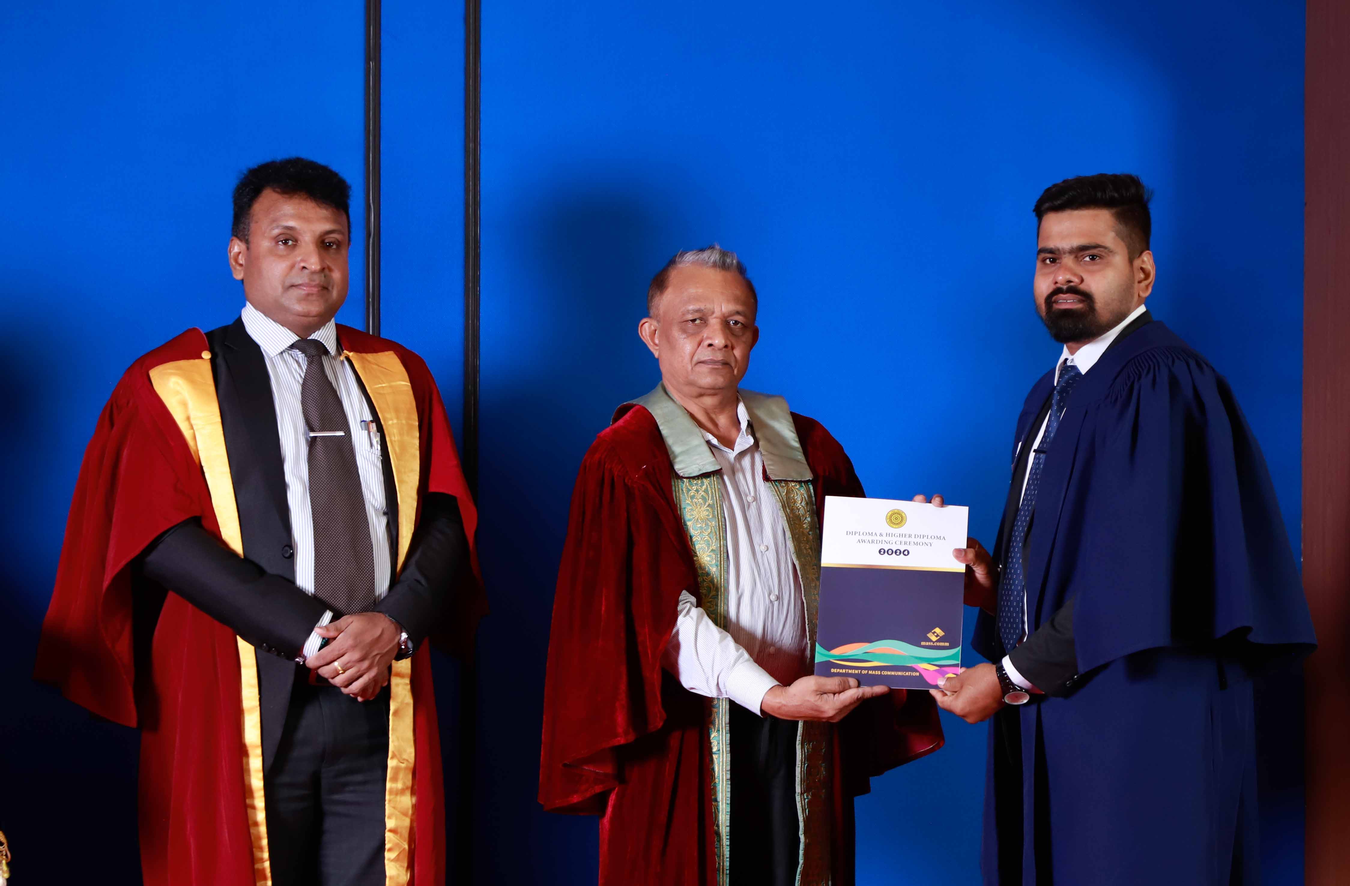 Higher Diploma and Diploma Awarding Ceremony 2024 of the Department of Mass Communication, University of Kelaniya