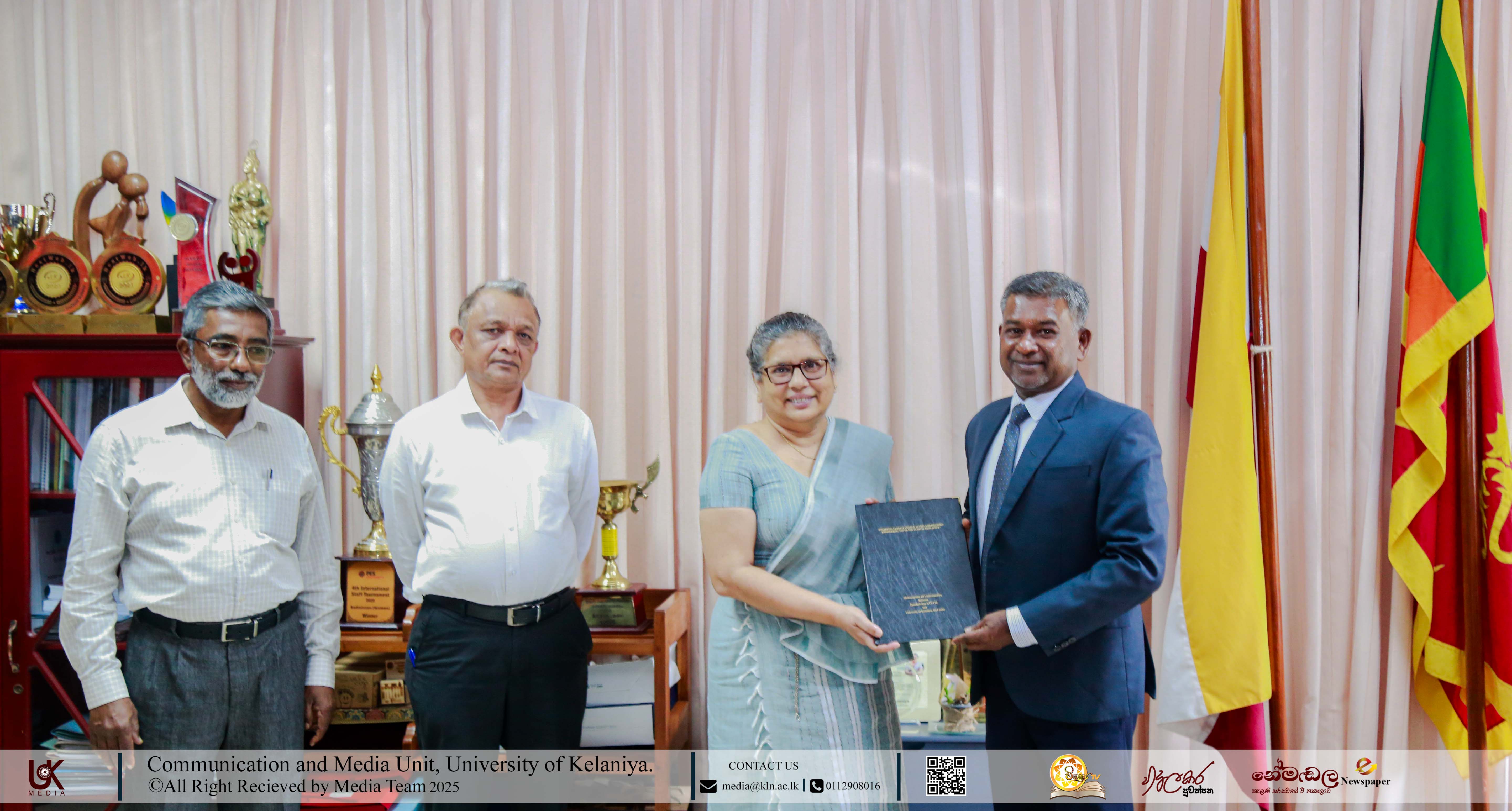 University of Kelaniya and Janathakshan GTE Ltd Sign an MoU under the HSBC_CCAA Project 