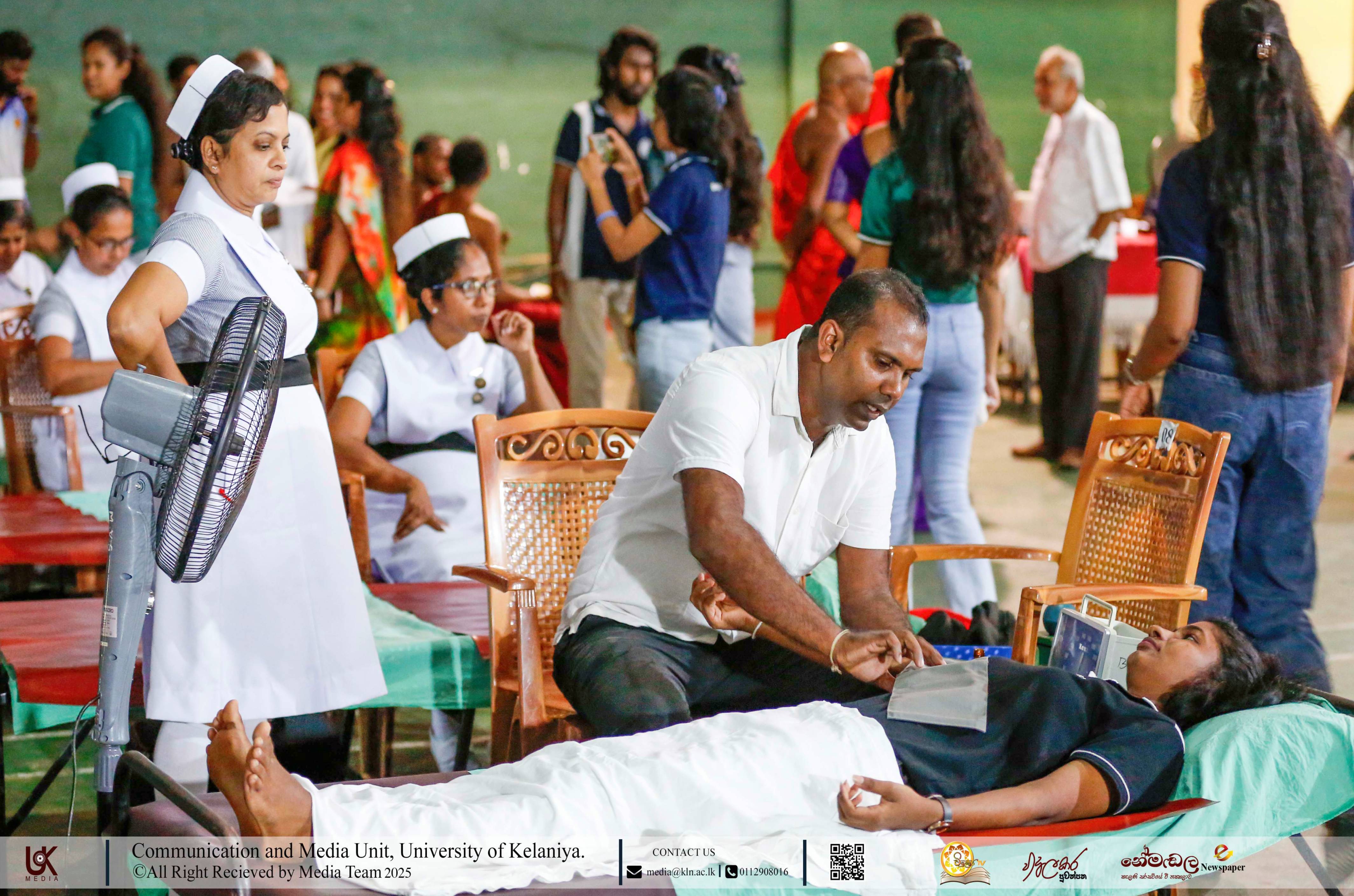 Lohitha Paramitha 2025: Blood Donation Campaign Held at the University of Kelaniya 