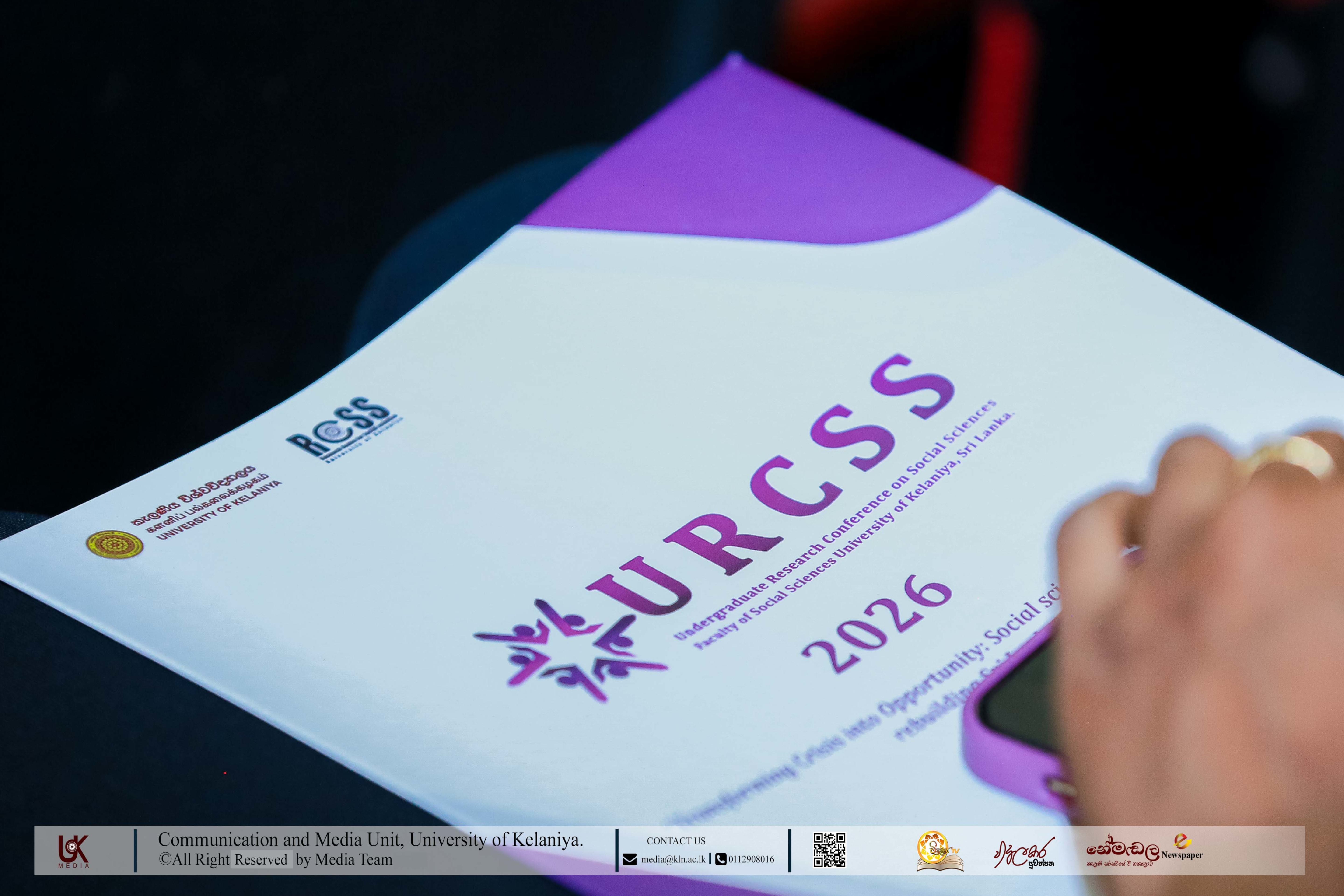 Undergraduate Research Conference of the Faculty of Social Sciences Held at the University of Kelaniya 